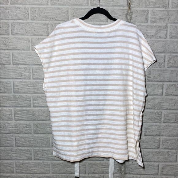 Bobeau Patty Striped Draw-String Waist Cardigan - Picture 8 of 8